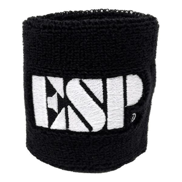 ESP WRISTBAND イーエスピー ホワイト刺繍ロゴ リストバンド/メール便発送・代金引換不可