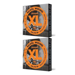 D’Addario EXL110-5P × 2  [10-46] エレキギター弦 5セットパック