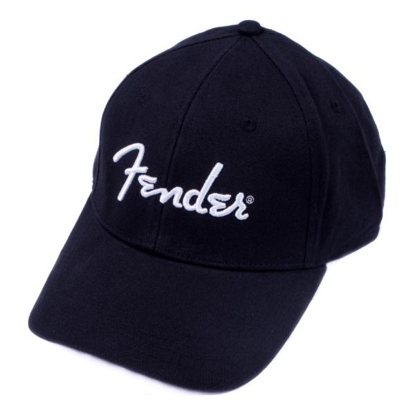 Fender Spaghetti Logo Hat Black [フリーサイズ] フェンダー クラシ...