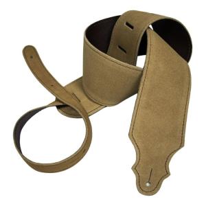 Franklin 3C-H-BR 本革 ギターストラップ レザー ストラップ Purist Suede Guitar Strap