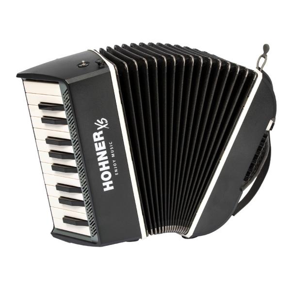 HOHNER XS ピアノキー Dark Gray 21鍵 アコーディオン ダークグレー ＆ ホワイ...