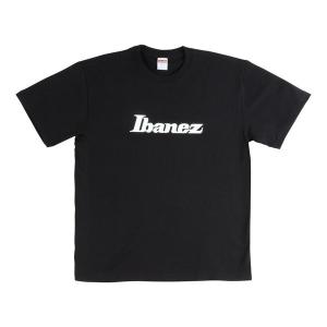 Ibanez IBAT007S [Sサイズ] Tシャツ ブラック / ホワイト ロゴ/メール便発送・代金引換不可｜aikyokugakki