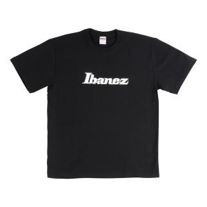 Ibanez IBAT007XL [XLサイズ] Tシャツ ブラック / ホワイト ロゴ/メール便発送・代金引換不可｜aikyokugakki