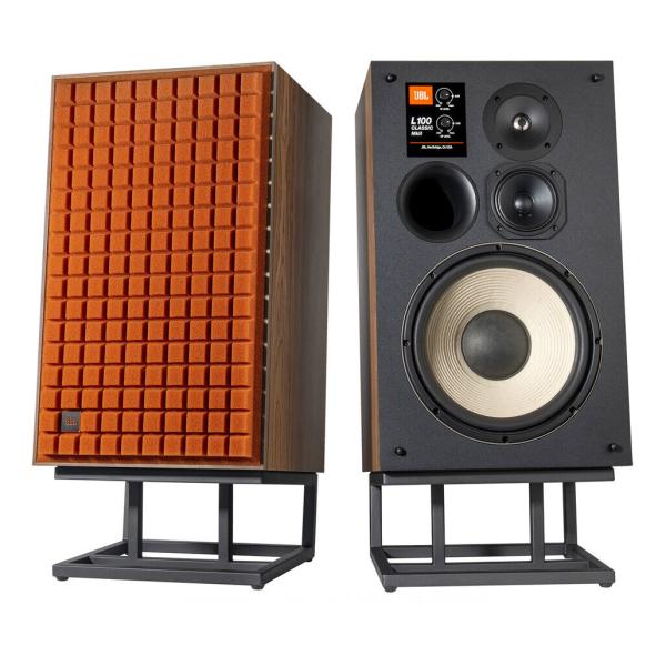 JBL L100 Classic MK2 ORANGE + JS150BLK オレンジ(ペア) ブッ...