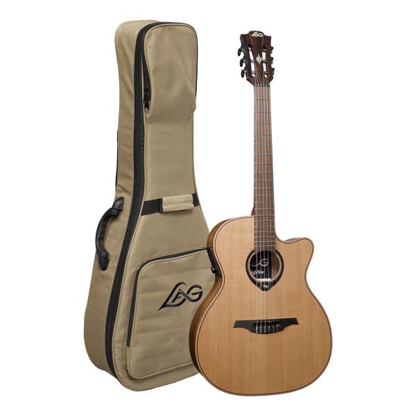 LAG Guitars HV10-N-ACE ラグギター HyVibe10 スマートギター エフェク...