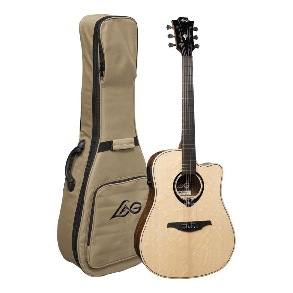 LAG Guitars HV30DCE ラグギター HyVibe30 スマートギター エフェクト内蔵...
