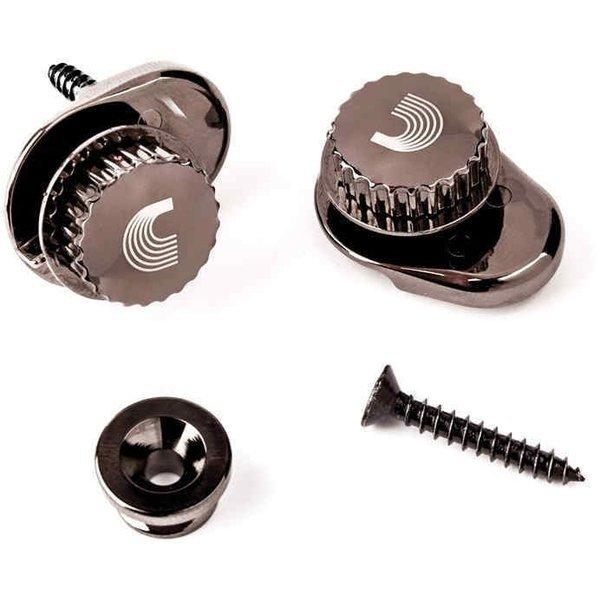 D'Addario PW-SLS-01 BLACK Universal Strap Locks スト...