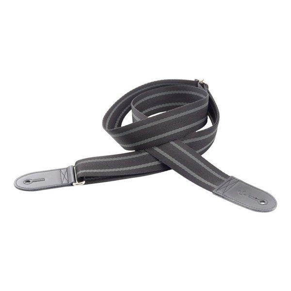 RightOn! STRAPS SPIKE BASIC BLACK ギタリストのためのストラップ/メ...