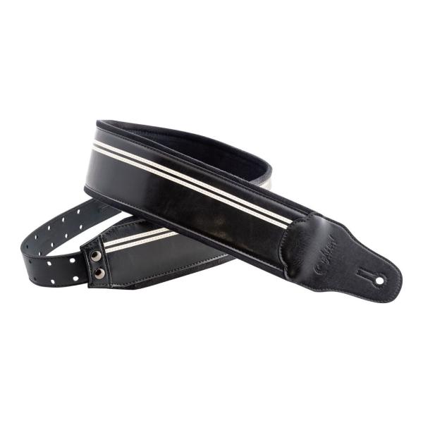 RightOn! STRAPS B-RACE Black ギター、ベース用ストラップ