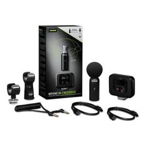 SHURE MV88+W-KIT-J-Z6 ワイヤレス ステレオ コンデンサー マイクロホン 受信機...