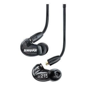 SHURE SE215DYBK+UNI-A / AONIC 215 有線タイプ 高遮音性イヤホン/トランスルーセントブラック イヤフォン マイク・リモコン付｜aikyokugakki