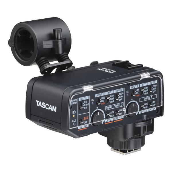 TASCAM CA-XLR2d-F ミラーレスカメラ対応 XLRマイクアダプター FUJIFILM ...
