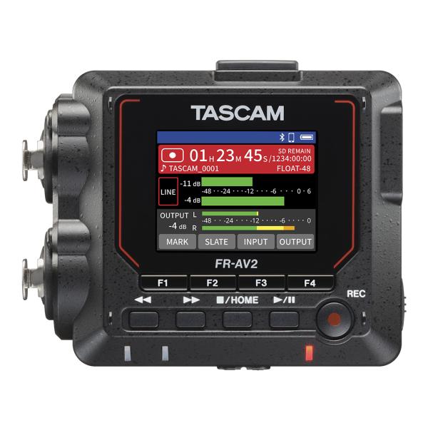TASCAM FR-AV2 32ビットフロート対応 2ch ポータブル フィールドレコーダー/タイム...