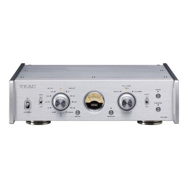 TEAC PE-505-S デュアルモノーラル 完全バランス入出力回路構成 フォノイコライザーアンプ