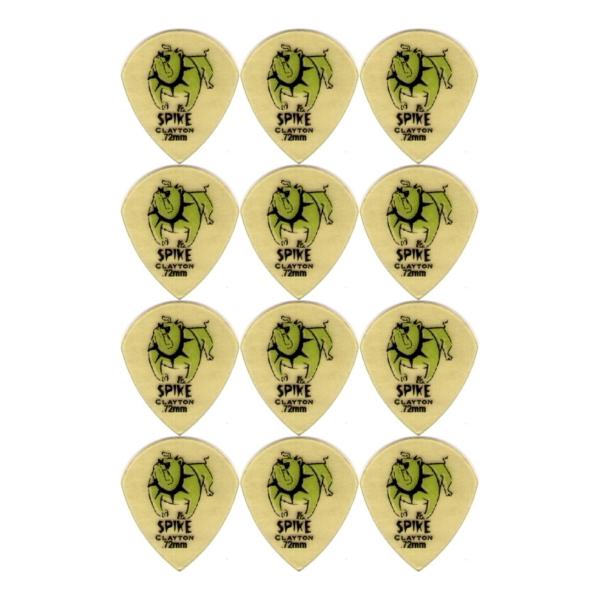Clayton SPIKE ウルテム ピック S.TEAR(JAZZ3)0.72mm x12枚 エッ...