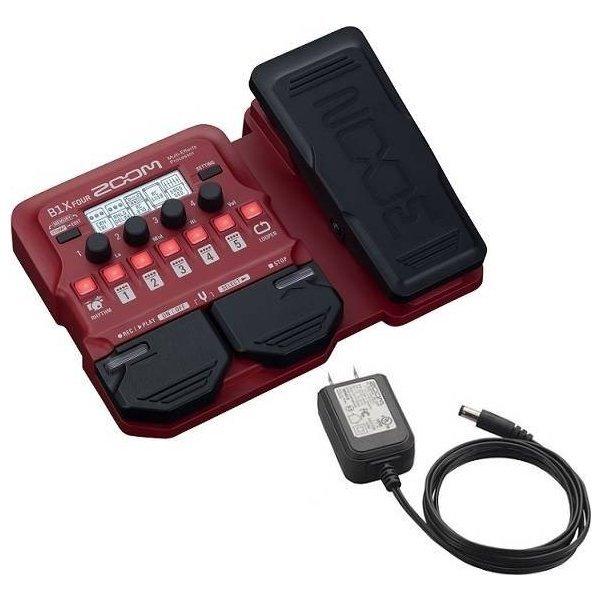 ZOOM B1X FOUR(純正ACアダプター/AD-16付) エフェクト＆アンプモデル、ルーパー、...