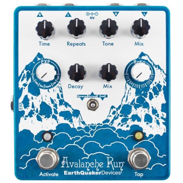 EarthQuaker Devices Avalanche Run EQD ステレオリバーブ＆ディレ...