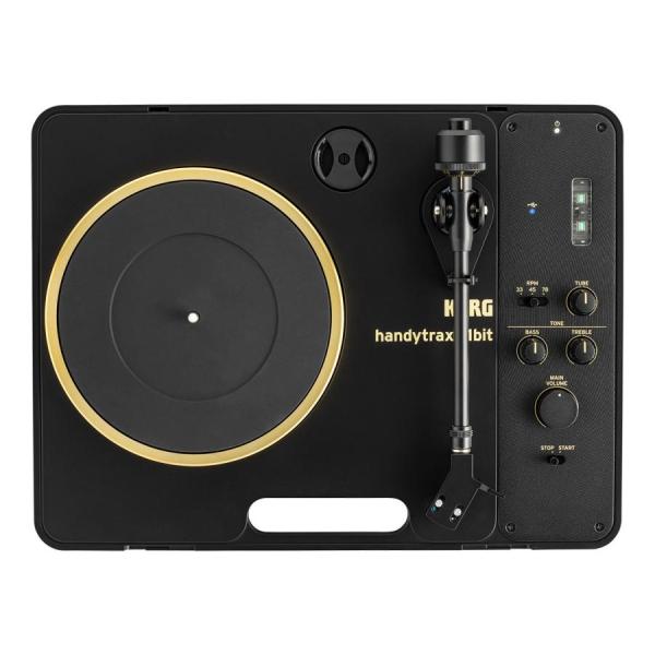 KORG handytraxx 1bit コルグ ステレオ スピーカー内蔵 レコードプレーヤー ター...