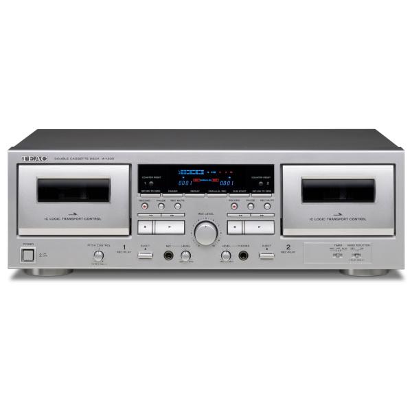 TEAC ティアック W-1200-S ダブルカセットデッキ