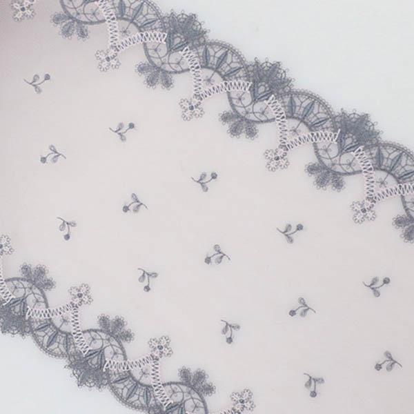 50cm単位　刺繍レース　高品質レース　手芸材料　幅広レース　花柄　上品レース　コスプレ　衣装　ドレ...