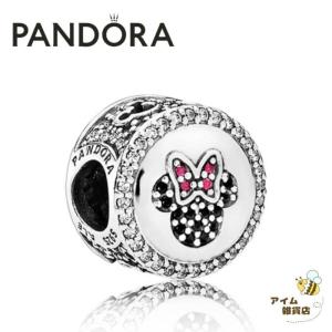 【新品】PANDORA コラボ チャーム ロボットミッキー クロス＆ポーチ付き 実物写真あり】PANDORA コラボ チャーム ロボットミッキー クロス