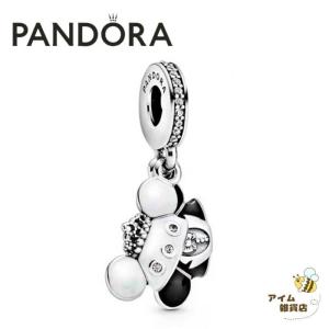 【新品】PANDORA コラボ チャーム ロボットミッキー クロス＆ポーチ付き 実物写真あり】PANDORA コラボ チャーム ロボットミッキー クロス