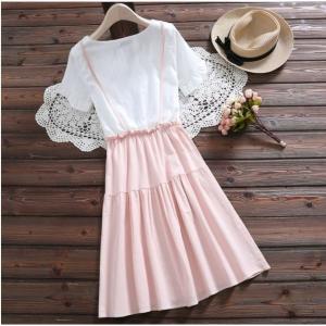 ワンピース レディース 夏 半袖 Tシャツ ひざ上 かわいい フレア ティーンズファッション 中学生 高校生 ファッション 女子 韓国 Aimd8e エマーブルストア 通販 Yahoo ショッピング