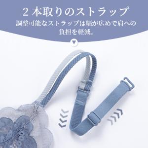 ブラジャー 上下セット シームレス ノンワイヤ...の詳細画像5