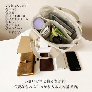 トートバッグ 帆布 レディース ファスナー付き...の詳細画像4