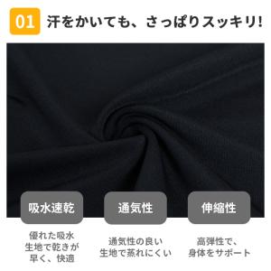 コンプレッションウェア メンズ インナー アン...の詳細画像2