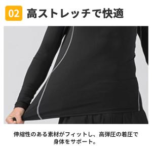コンプレッションウェア メンズ インナー アン...の詳細画像3