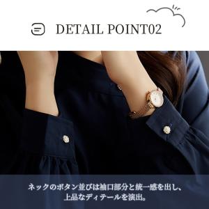 ブラウス レディース 長袖 トップス 入学式 ...の詳細画像3