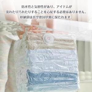 圧縮袋 衣類 掃除機不要 ふとん 収納袋 衣替...の詳細画像4