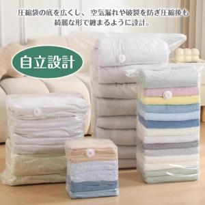 圧縮袋 衣類 掃除機不要 ふとん 収納袋 衣替...の詳細画像5