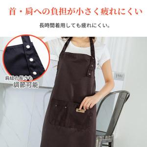 エプロン おしゃれ 大きいサイズ かぶるだけ ...の詳細画像4