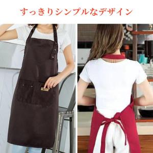 エプロン おしゃれ 大きいサイズ かぶるだけ ...の詳細画像5