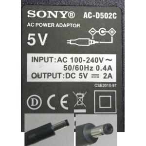 SONY 5V2A AC-D502C(4.0)...の詳細画像1