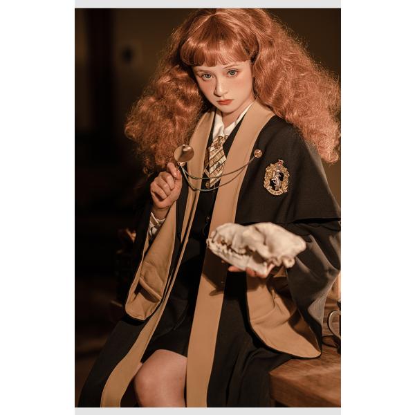 梗豆物語 ハリーポッター ローブ 公式  ハッフルパフ  KYOUKO USJ ユニバ  ブラウン ...