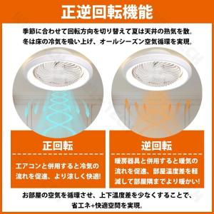 シーリングファンライト LED おしゃれ 北欧...の詳細画像5