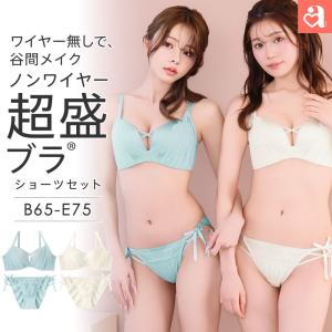 25%OFF ブラジャー ショーツ セット ラフィネチュール ノンワイヤー 超盛ブラ(R) ブラジャー&ショーツ 下着 レディース 女性 aimerfeel エメフィール
