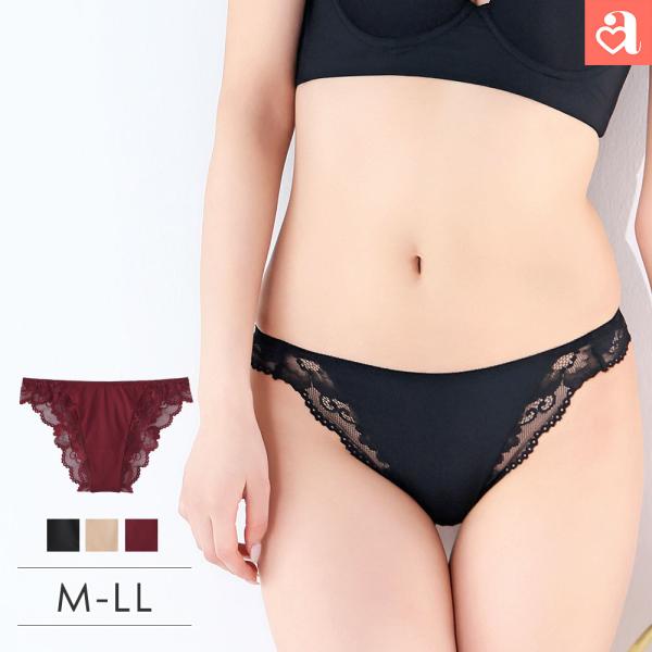 ショーツ 単品 バーレスク レース ハーフバックショーツ 下着 レディース 女性 aimerfeel...