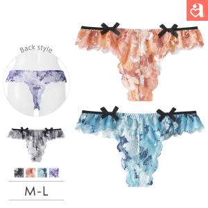 ショーツ 単品 アドミレフラワー Tバックショーツ 下着 レディース 女性 aimerfeel エメフィール メール便可 爆買