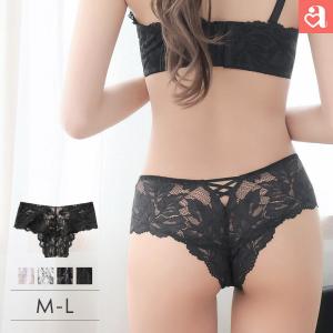 ショーツ 女性 レース ハーフバックショーツ 下...の商品画像