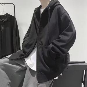 レディース 羽織り オーバーサイズ ジップアッ...の詳細画像1