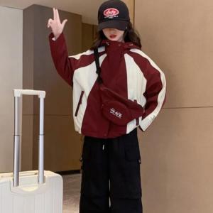 キッズ アウター コート 春 トップス 春 ウ...の詳細画像4