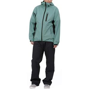 namelessage (ネームレスエイジ) レインウェア 上下 セット メンズ レディース ストレッチ 防風 撥水 NASR-100 スレートブルーの商品画像