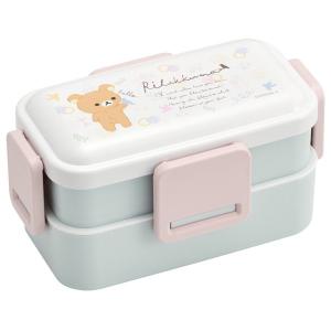 スケーター 抗菌ふわっと弁当箱 2段 リラックマ 花柄 600ml｜aimira