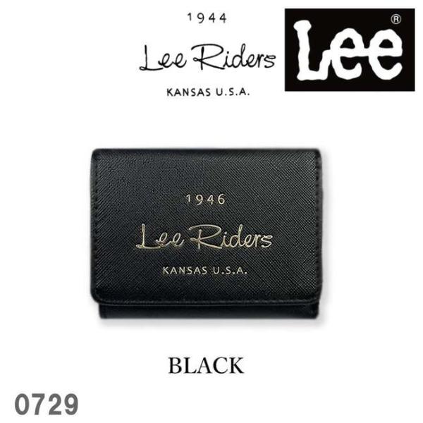 ブラック Lee Riders リーライダース L字ZIP 小銭入れ 三つ折り財布 0729
