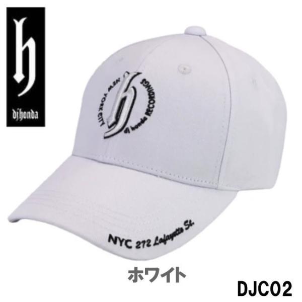 ホワイト djhonda コットンツイルキャップ DJC02 djホンダ 帽子
