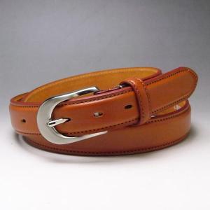 姫路レザー 本革 日本製 ビジネス ベルト 30mm 52 ワインレッド 新品